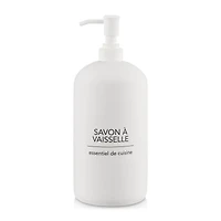 White Dish Soap Dispenser