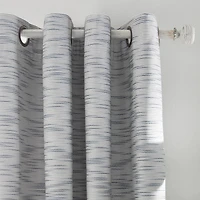 Blue Hadas Grommet Blackout Curtain