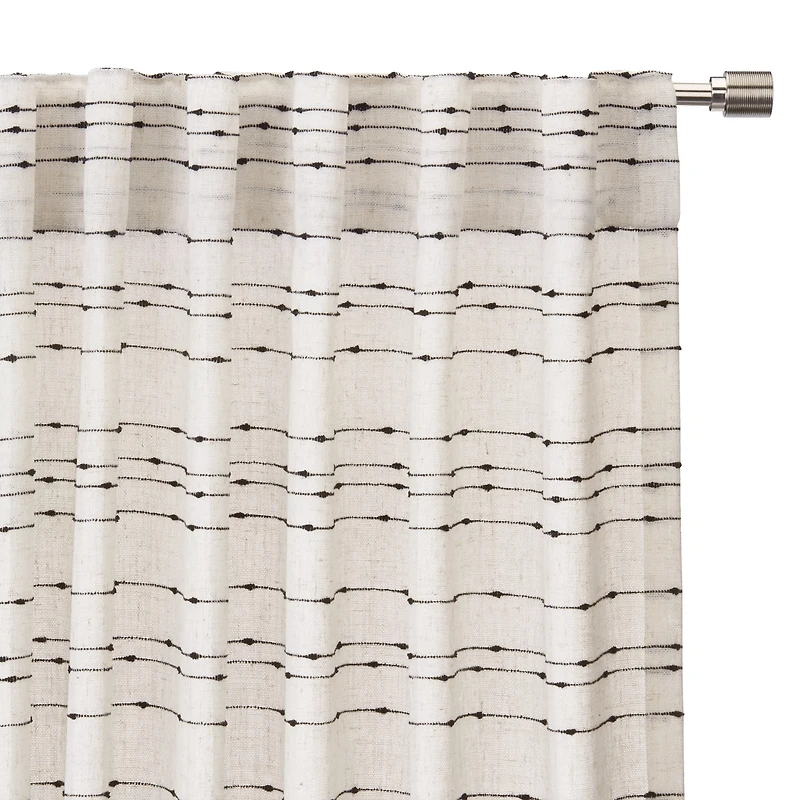 Jocas Back-Tab/Rod-Pocket Curtain