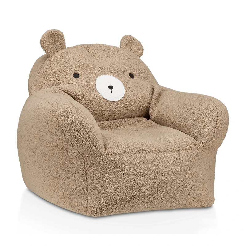 Sherpa Bear-Shaped Chair