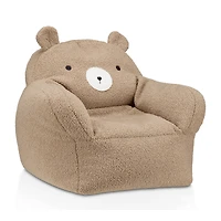 Sherpa Bear-Shaped Chair