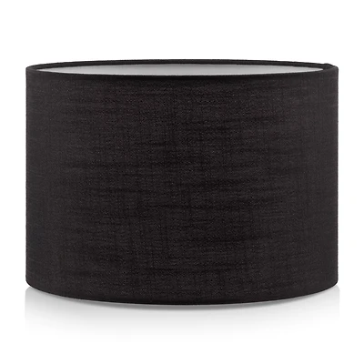 Black Round Chita Fabric Lamp Shade