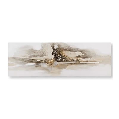 Neutral Beige Oil Painting Canvas