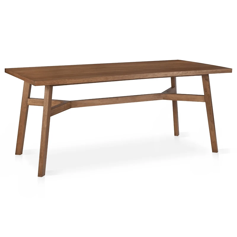 Mid-Century Modern Mango Wood Dining Table