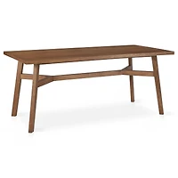 Mid-Century Modern Mango Wood Dining Table