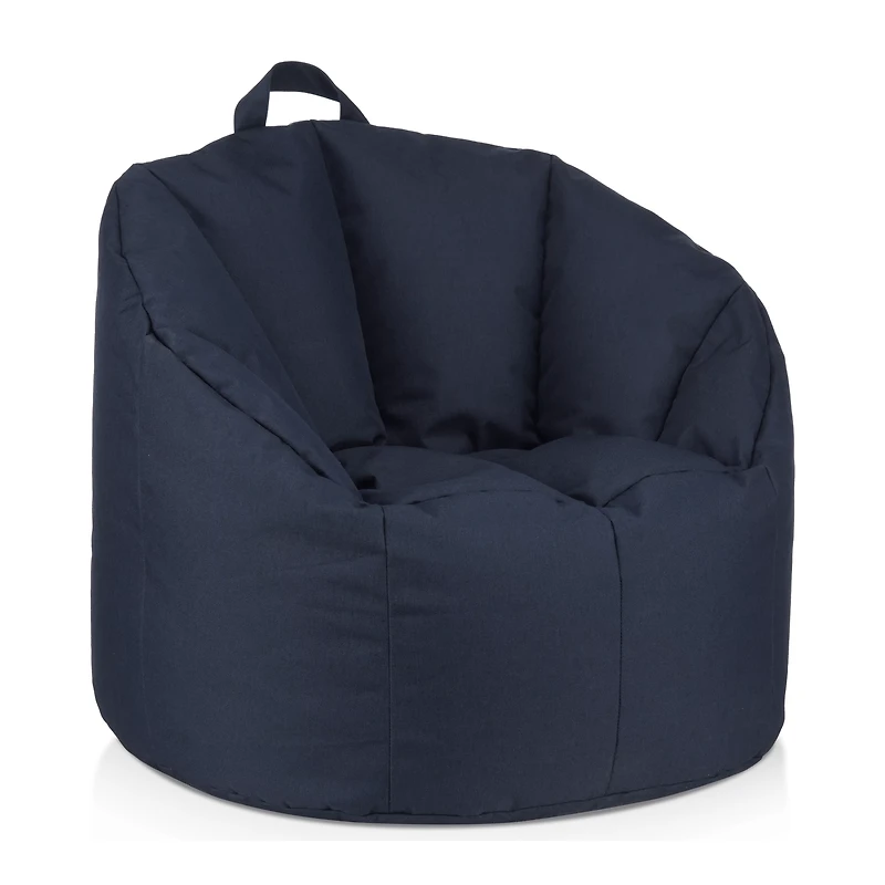 Navy Canvas Bean Bag