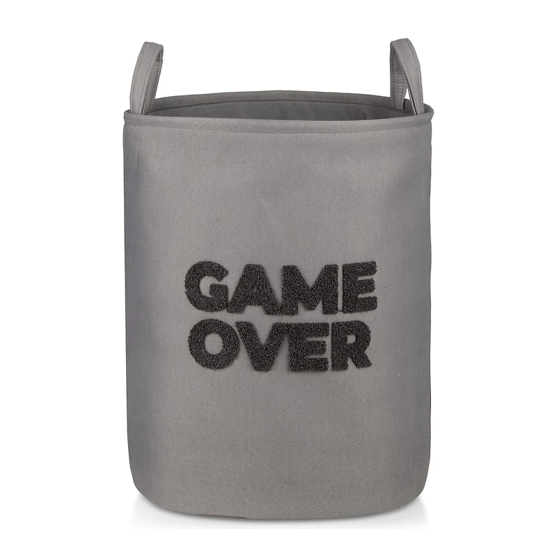 Grey Game On Hamper