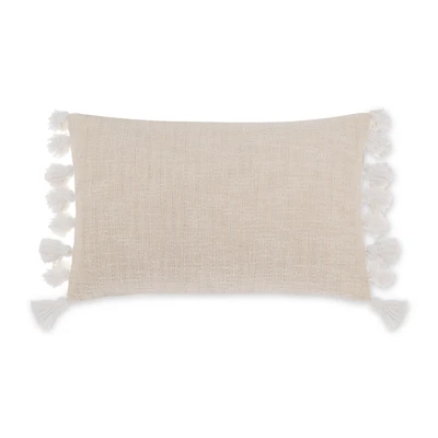 Paso Tassels Decorative Lumbar Pillow