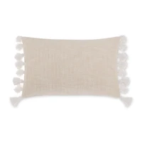 Paso Tassels Decorative Lumbar Pillow