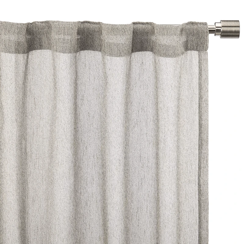 Eneca Back-Tab/Rod-Pocket Curtain