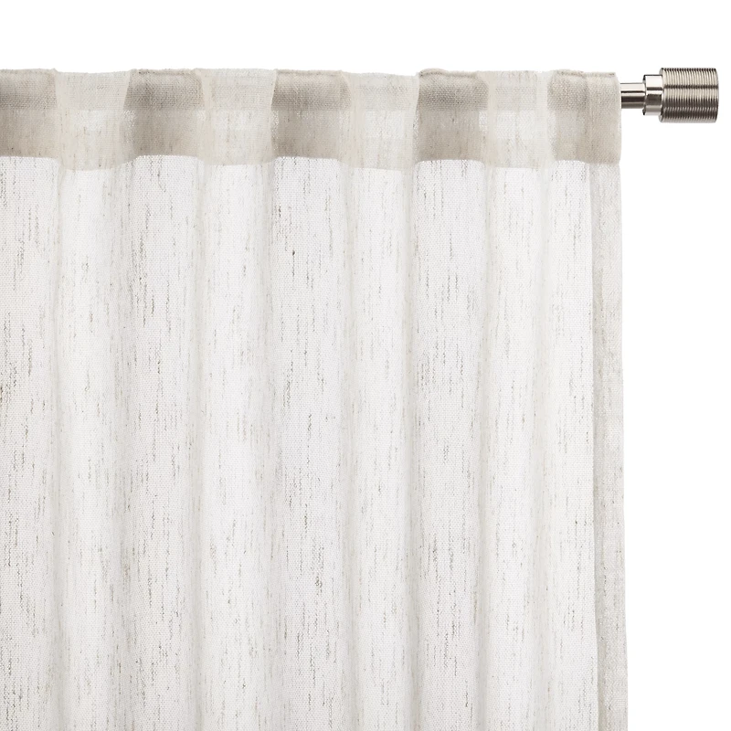 Eneca Back-Tab/Rod-Pocket Curtain