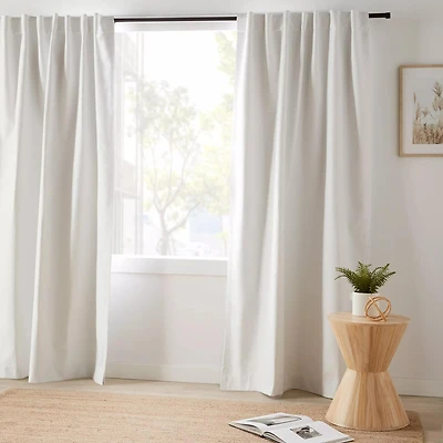 Off White Mullins Blackout Back-Tab Curtain