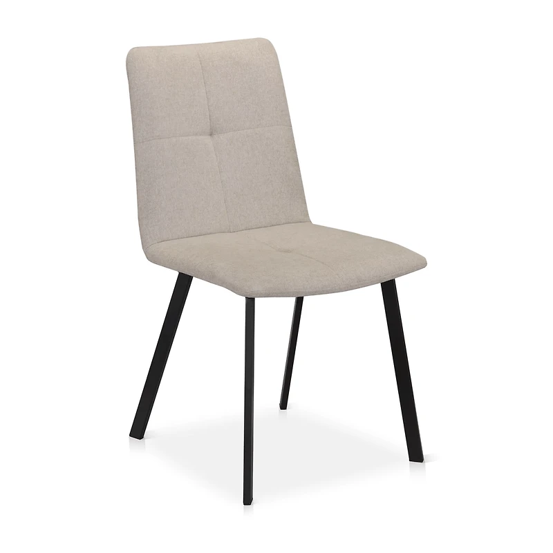 Fabric and Metal Dining Chair