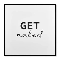 Get Naked Printed Canvas