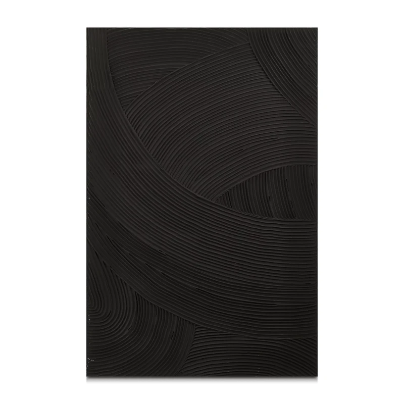 Tone on Tone Embossed Abstract Oil Painting