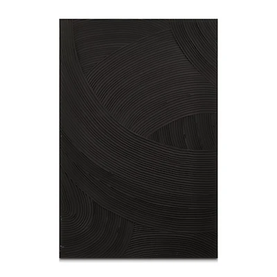 Tone on Tone Embossed Abstract Oil Painting