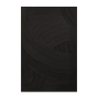 Tone on Tone Embossed Abstract Oil Painting