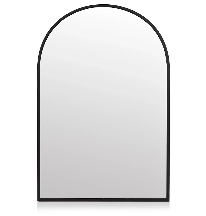 Black Arched Mirror