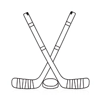Metal Hockey Wall Art