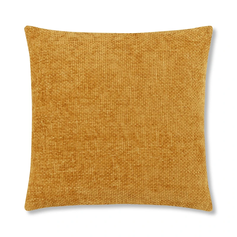 Ochre Wright Feather Throw Pillow