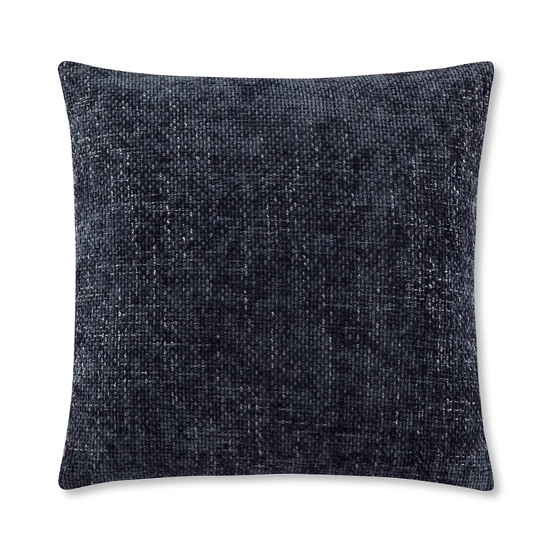 Navy Wright Feather Throw Pillow