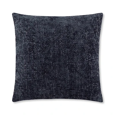 Navy Wright Feather Throw Pillow