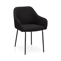 Fabric and Metal Dining Chair