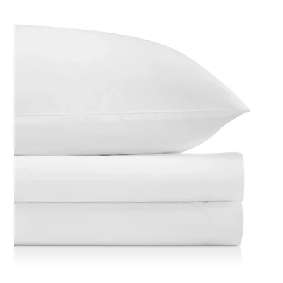 White 4-Piece Bamboo Sheet Set