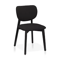 Fabric and Wood Dining Chair