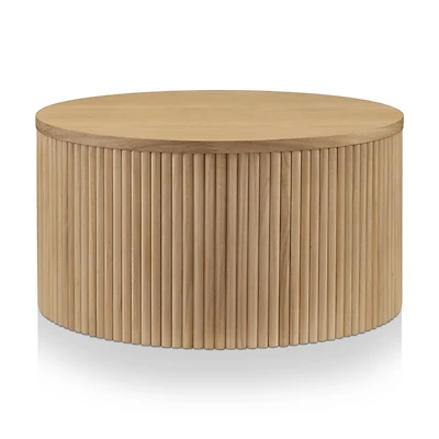 Natural Wood Coffee Table