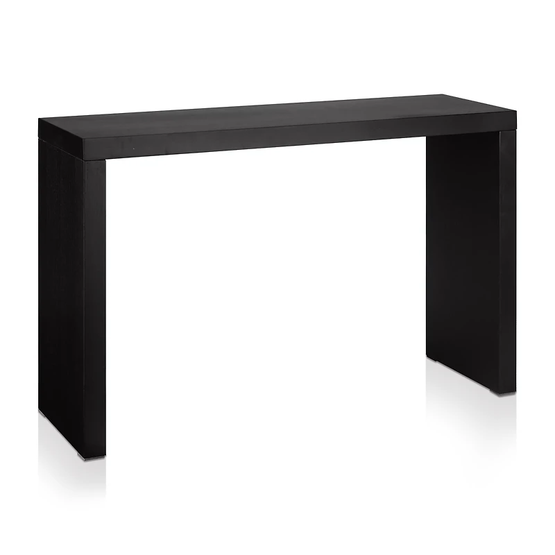 Black Wood Veneer Console Table