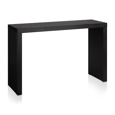 Black Wood Veneer Console Table