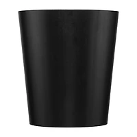 Black Wood Waste Bin
