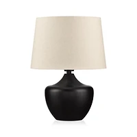 Black Wood Table Lamp