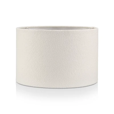 White Boucle Lamp Shade