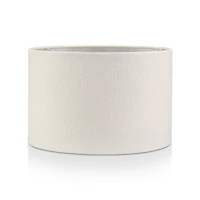 White Boucle Lamp Shade