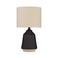 Black And White Ceramic Table Lamp