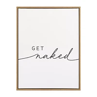 Get Naked Framed Art