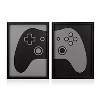 Set of 2 Controller Wall Art