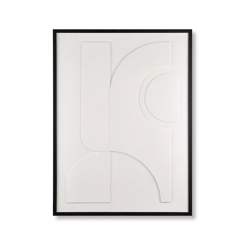 Abstract 3D Textured Framed Art