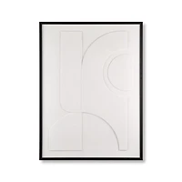 Abstract 3D Textured Framed Art