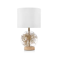 Dried Flowers Table Lamp