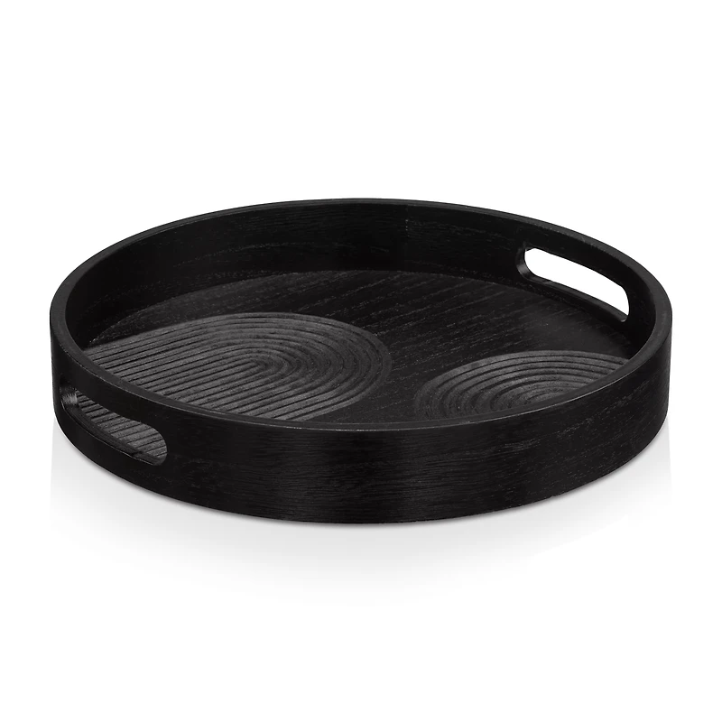 Black Engraved Tray
