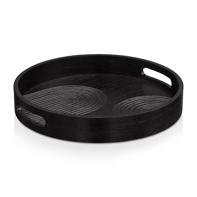Black Engraved Tray