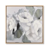 Oil Painted Sage Bouquet Framed Art