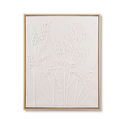 Dried Stem Oil Painted Framed Art