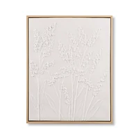 Dried Stem Oil Painted Framed Art