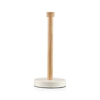 Wood and Metal Paper Towel Holder