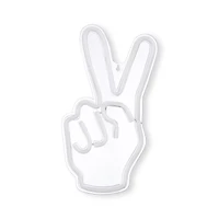 Peace Sign Neon Light Wall Decor