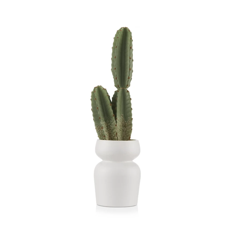 Artificial Cactus in Ceramic Pot